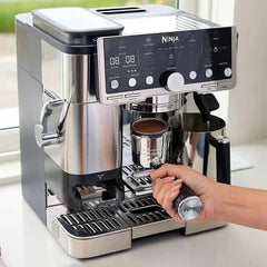 Ninja Automatic Espresso Coffee Machine – Built-in Grinder & Portafilter